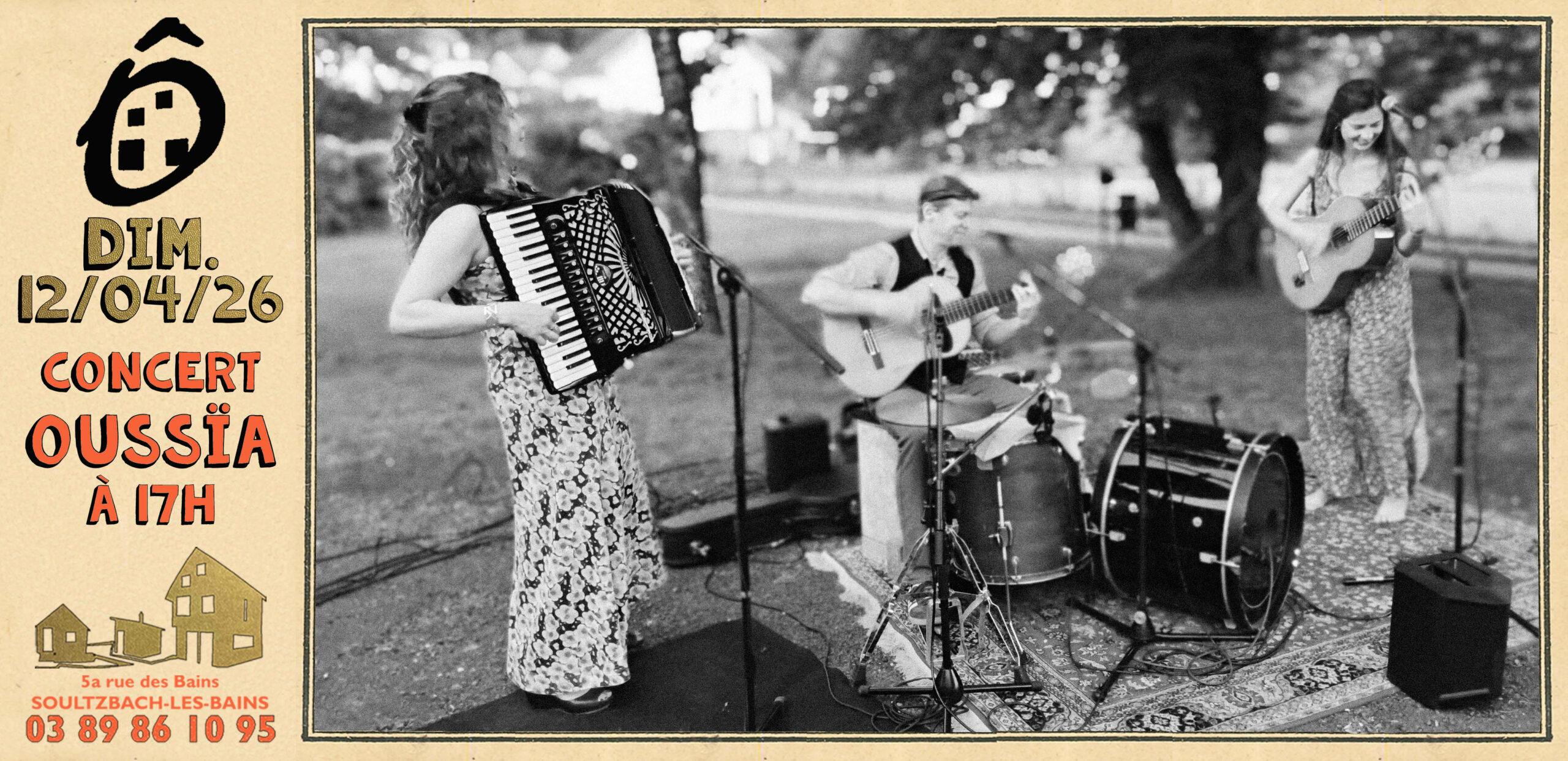 BANDEAU 35X17 beige CONCERT OUSSIA 12-04